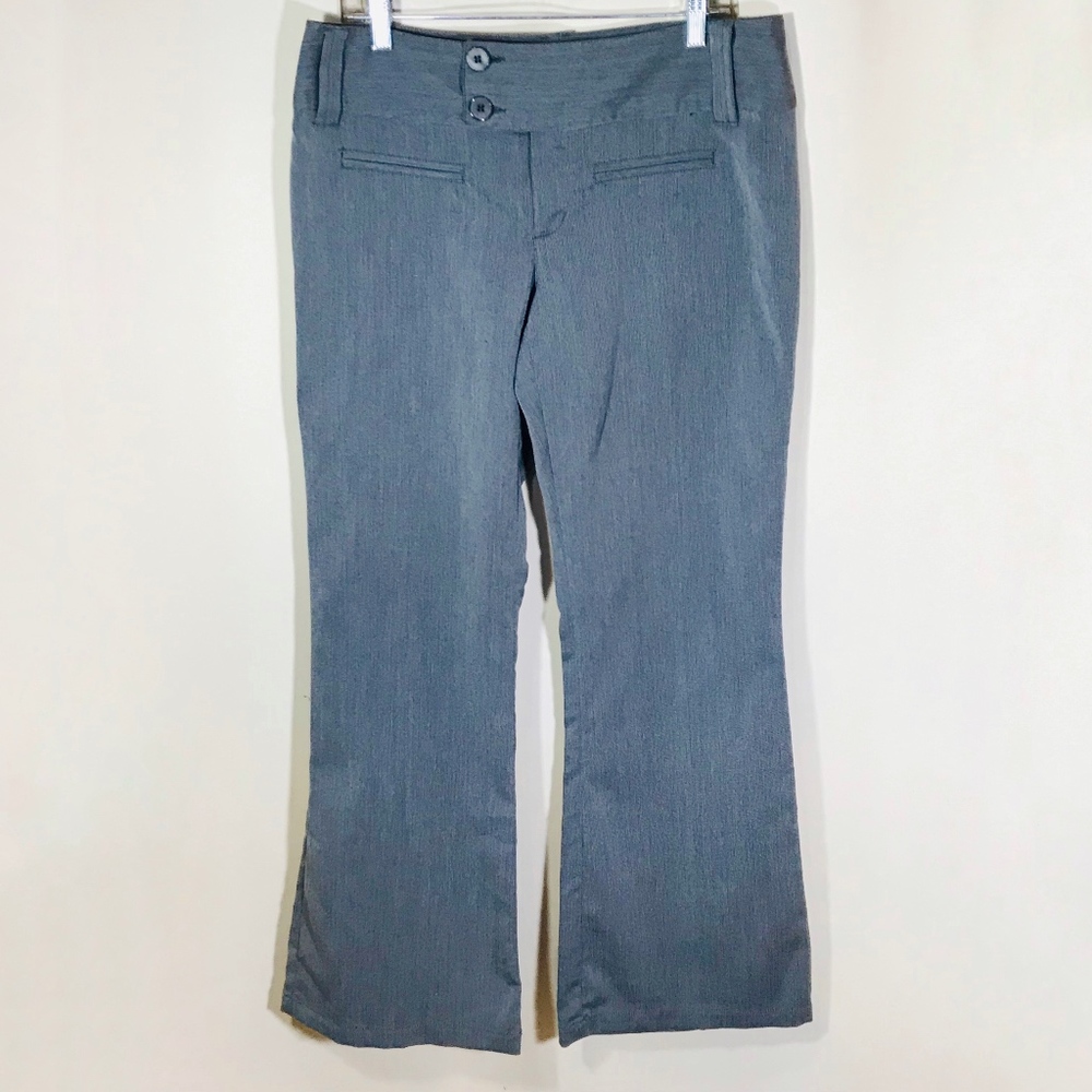 Maurices Dress Pants Gray Work Career Church Flare